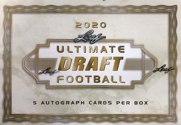 2020 Leaf Ultimate Draft Football Hobby Box