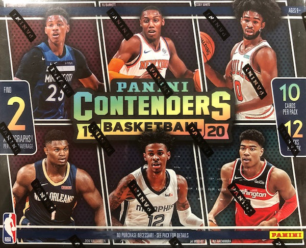 2019-20 Panini Contenders Basketball Hobby Box