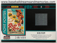 2011 Panini Americana Bob Hope Movie Posters Personally Worn Item Swatch Relic Card