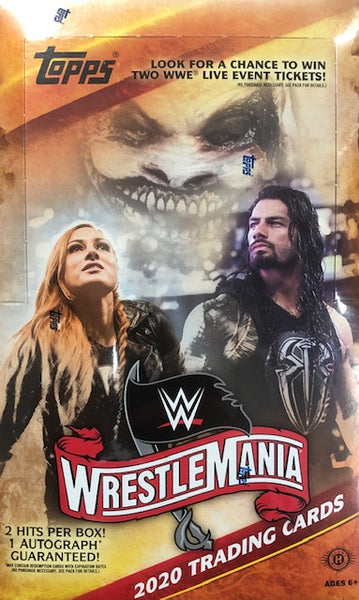 2020 Topps Road To Wrestlemania Wrestling Hobby Box