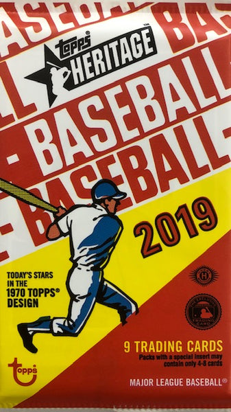 2019 Topps Heritage Baseball Hobby Pack