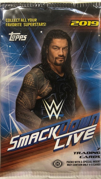 2019 Topps WWE Smackdown Live Wrestling Hobby Pack