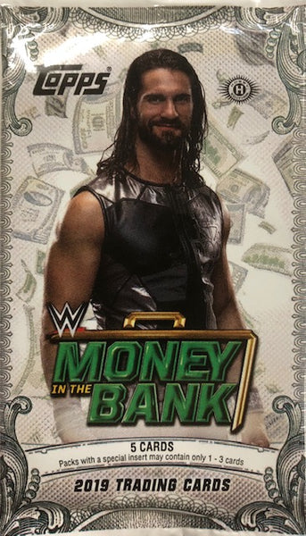 2019 Topps WWE Money In The Bank Wrestling Hobby Pack