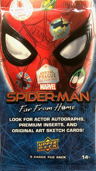 2019 Upper Deck Marvel Spider-Man Far From Home Hobby Pack