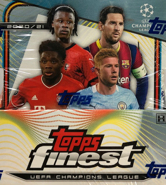 2020-21 Topps Finest UEFA Champions League Soccer Hobby Box (2 Mini Boxes)