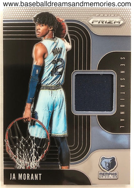 2019-20 Panini Prizm Ja Morant Sensational Jersey Card