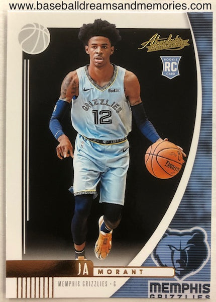 2019-20 Panini Absolute Memorabillia Ja Morant Rookie Card