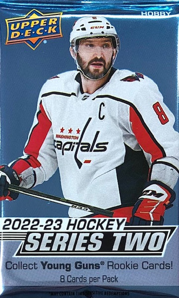 2022-23 Upper Deck Series 2 Hockey Hobby Box (Call 708-371-2250 For Pricing & Availability)