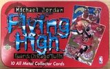 1996 Upper Deck Michael Jordan Flying High Collectors Tin with 10 All Metal Cards