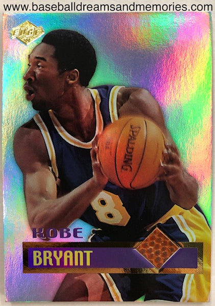 1999 Edge Kobe Bryant Authentic Gameball Card