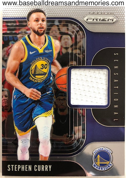 2019-20 Panini Prizm Stephen Curry Jersey Card