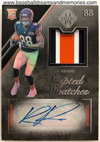 2019 Panini Majestic Riley Ridley Scripted Swatched Autograph Patch Card Serial Numbered 174/199