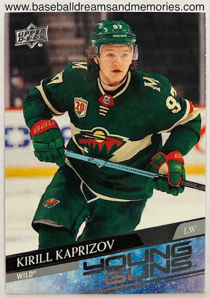 2020-21 Upper Deck Kirill Kaprizov Young Guns Card