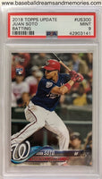 2018 Topps Update Juan Soto Graded PSA Mint 9 Rookie Card