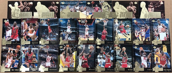 1996 Upper Deck Michael Jordan Collection 24 Jumbo Card Set