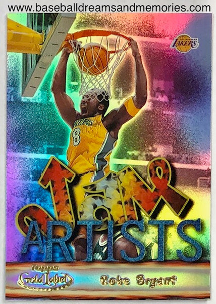 2000 Topps Gold Label Kobe Bryant Jam Artists Card