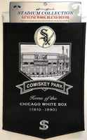 Winning Streak Genuine Wool Blend Chicago White Sox Comiskey Park Banner Approximately 24”x15”