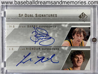 2004-05 Upper Deck SP Authentic Brent Barry & Luke Ridnour Dual Autograph Card