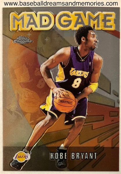 2002-03 Topps Chrome Kobe Bryant Mad Game Insert Card