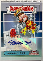 2022 Topps International Trading Card Day Garbage Pail Kids Ambushed Art Artist Signature Card Serial Numbered 89/100