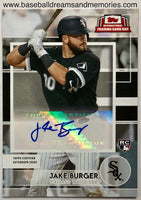 2022 Topps International Trading Card Day Jake Burger Autograph Rookie Card Serial Numbered 83/100