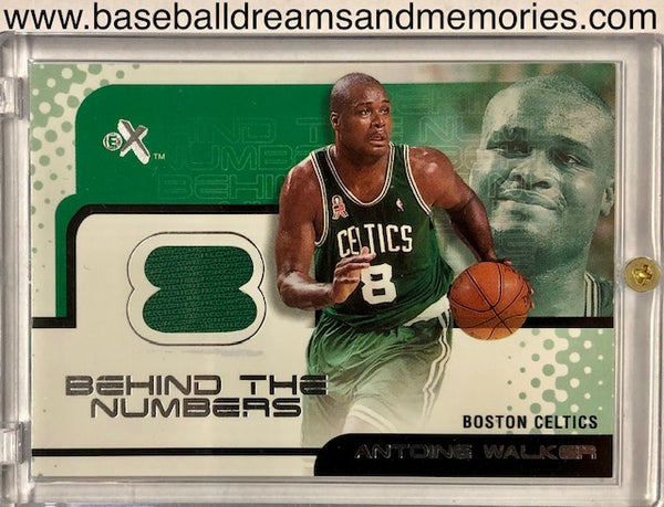 2001-02 Fleer EX Antoine Walker Behind the Numbers Jersey Card