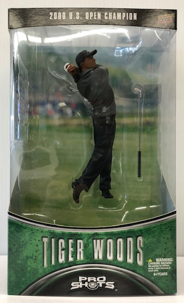 Upper Deck Pro Shots Tiger Woods 2000 U.S. Open Champion Figure with Card