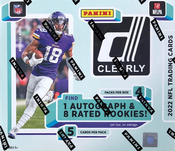 2022 Panini Clearly Donruss Football Hobby Box
