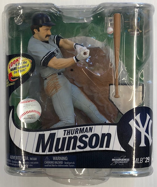 Cooperstown Collection Thurman Munson New York Yankees Chase Variant Mcfarlane Figure Serial Numbered 201/2750