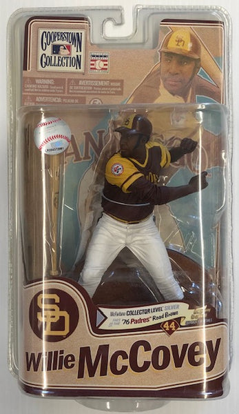 Cooperstown Collection Willie McCovey San Diego Padres Chase Variant Mcfarlane Figure Serial Numbered 181/750