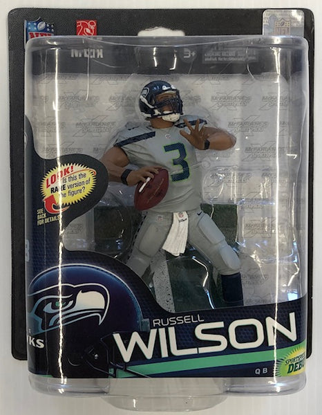 Russell Wilson Seattle Seahawks Chase Variant Mcfarlane Figure Serial Numbered 0147/2000