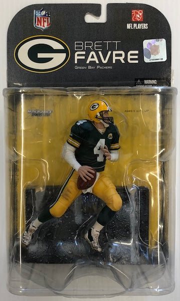 Brett Favre Green Bay Packers Variant Chase No Captains Patch Mcfarlane Figure