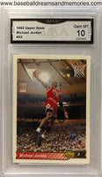 1992 Upper Deck Michael Jordan Card Graded GMA Gem Mt 10
