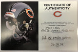 Chicago Bears Kyle Long Signed Autographed Football with Chicago Bears COA