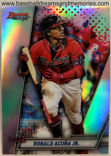 2019 Bowmans Best Ronald Acuna Jr. Refractor Parallel Card