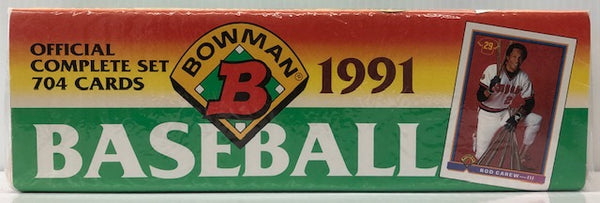 1991 Bowman Baseball Complete Factory Set of 704 Cards