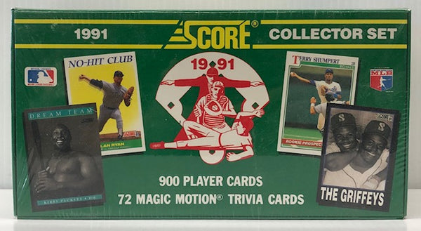 1991 Score Baseball Complete Factory Set of 900 Cards