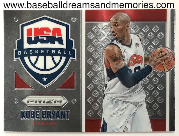 2015-16 Panini Prizm Kobe Bryant USA Basketball Card