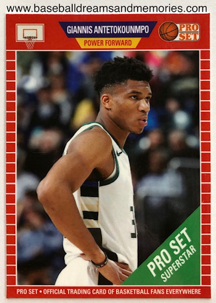 2021 Leaf Pro Set Giannis Antetokounmpo Pro Set Superstar Card