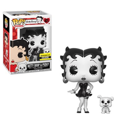 Funko Pop Betty Boop with Pudgy Entertainment Earth Exclusive Figure