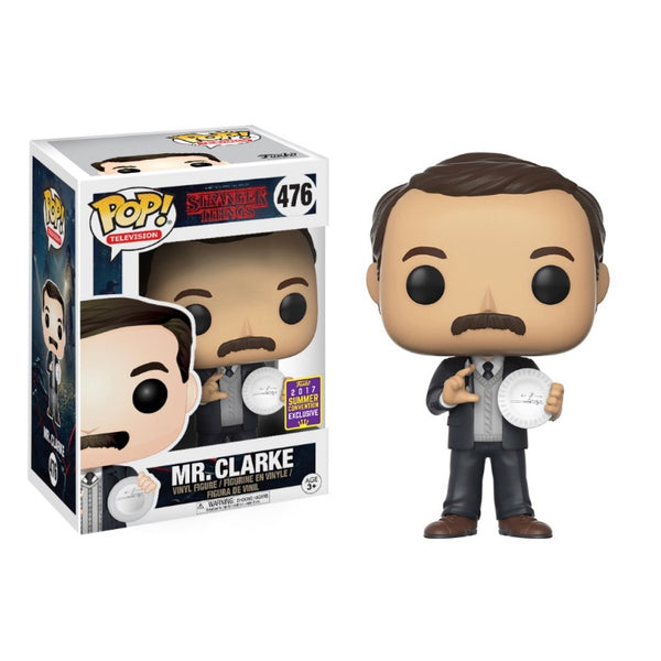Funko Pop Stranger Things Mr Clarke Convention Exclusive Figure