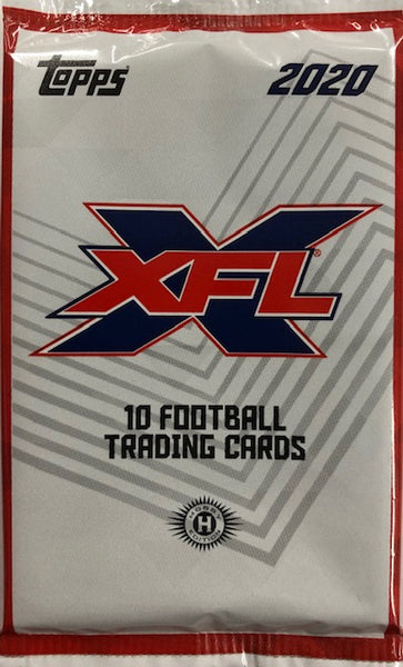 2020 Topps XFL Football Hobby Pack