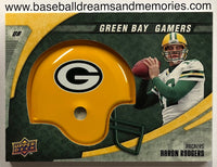 2008 Upper Deck Aaron Rodgers Mini Helmet Card