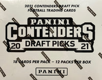 2021 Panini Contenders Draft Picks Football Value Pack Box