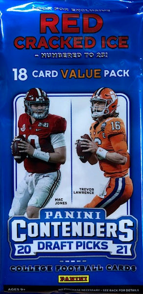 2021 Panini Contenders Draft Picks Football Value Pack