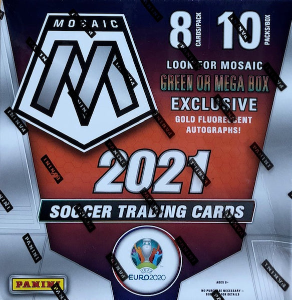 2021 Panini Mosaic UEFA Euro Soccer Mega Box