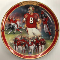 1997 The Bradford Exchange Steve Young "The Games Greatest" 8" Collectors Plate