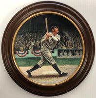 1993 The Bradford Exchange The Legends Of Baseball "Babe Ruth: The Called Shot" 8" Collectors Plate in Plate Frame