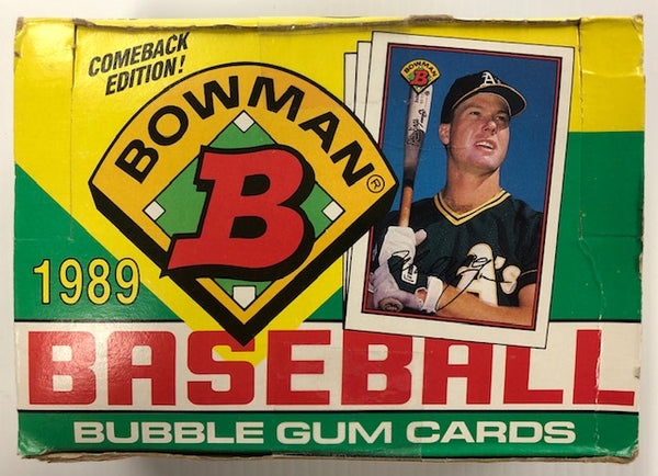 1989 Bowman Baseball Comeback Edition Box of 36 Packs