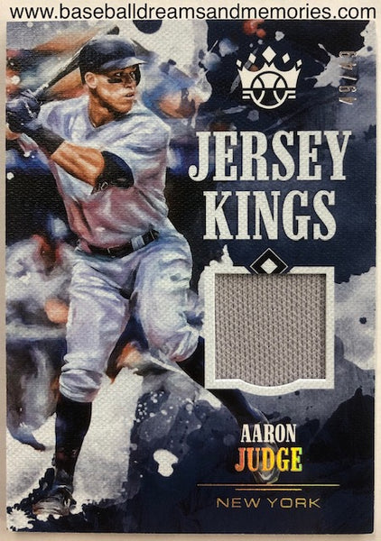 2018 Panini Donruss Diamond KIngs Aaron Judge Jersey Kings Card Serial Numbered 49/49
